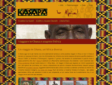 Tablet Screenshot of ghanaviaggioinafrica.com